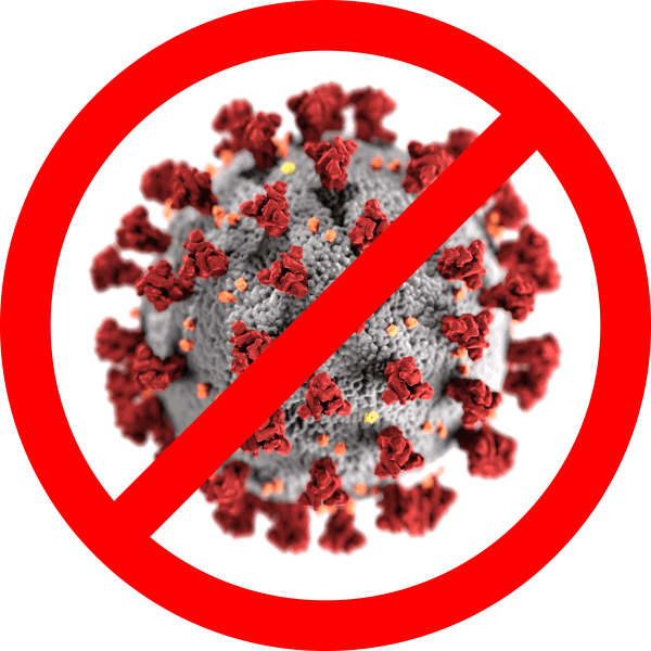 Stops Coronavirus graphic from CDC virus rendering